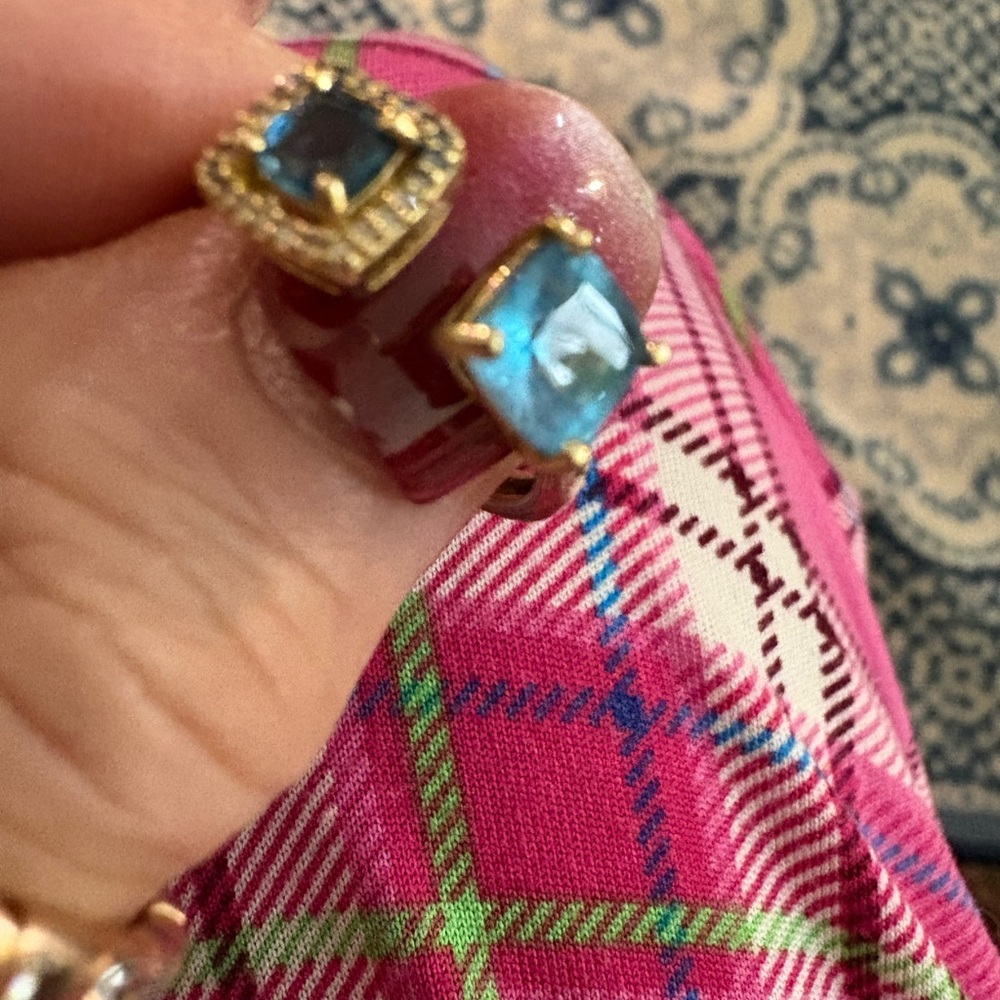 Moi et toi Blue Topaz Ring